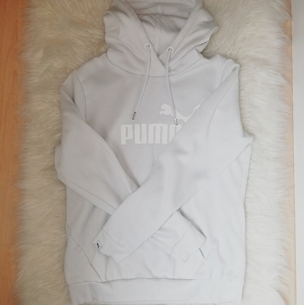 white puma hoodie